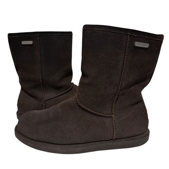 EMU Australia Patterson Lo Waterproof Winter Mid Calf Sheepskin Boot Chocolate 8 - Picture 8 of 16